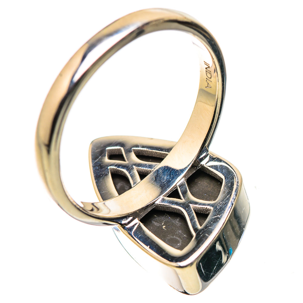 AAA Canadian Ammolite Rings handcrafted by Ana Silver Co - RING134566