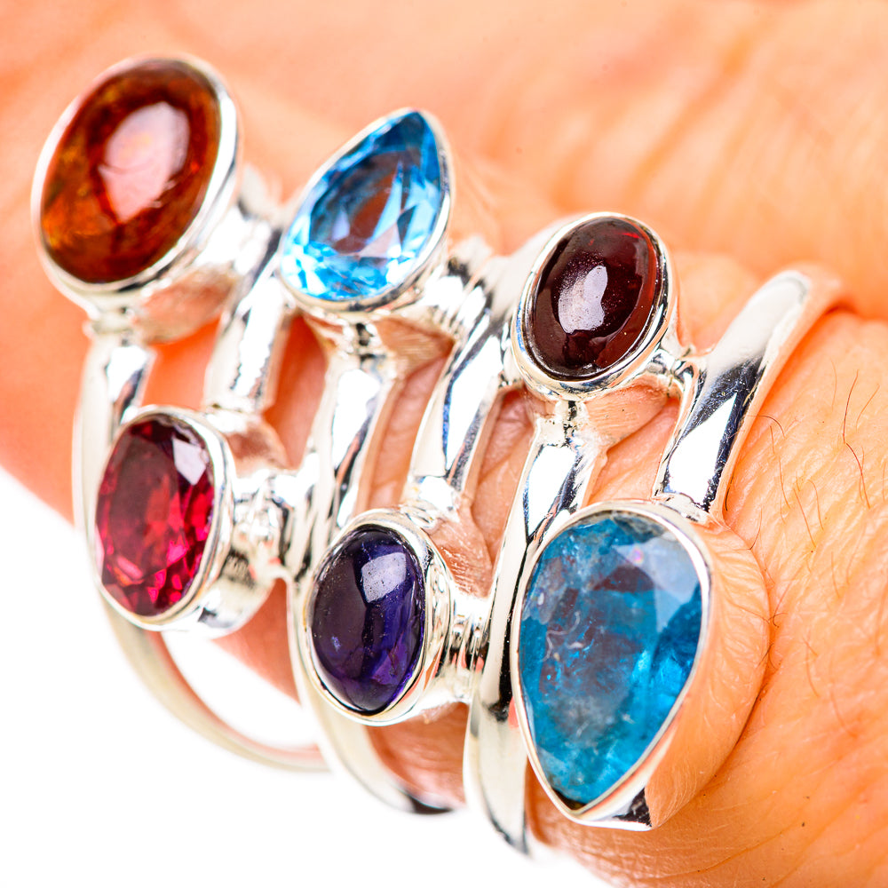 Garnet Rings handcrafted by Ana Silver Co - RING128622 - Photo 3