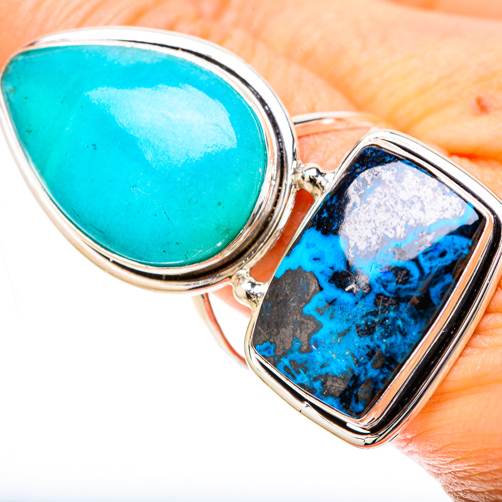 Shattuckite Rings handcrafted by Ana Silver Co - RING128639 - Photo 3