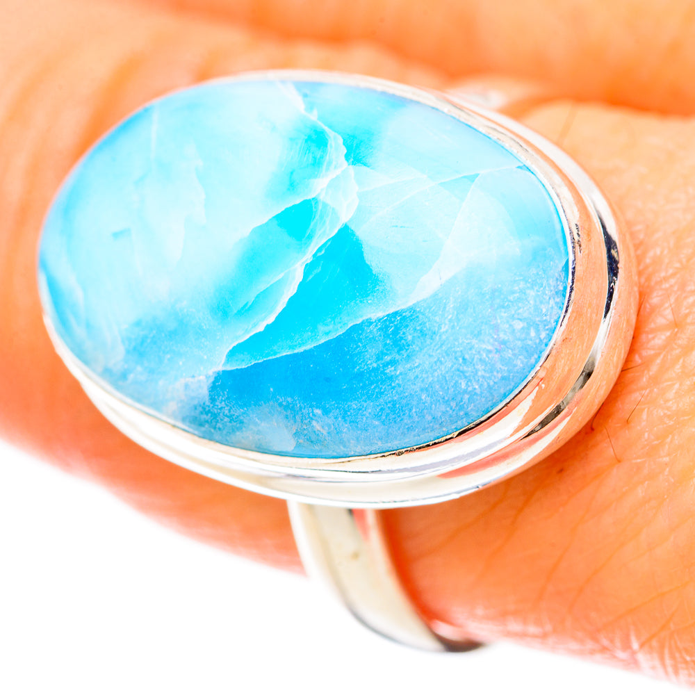 Larimar Rings handcrafted by Ana Silver Co - RING128668 - Photo 3