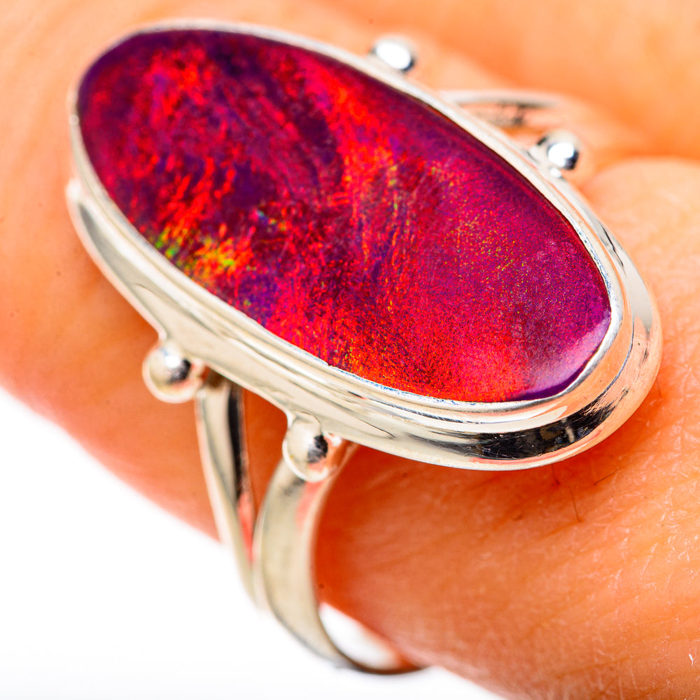 Aura Opal Rings handcrafted by Ana Silver Co - RING128732 - Photo 3