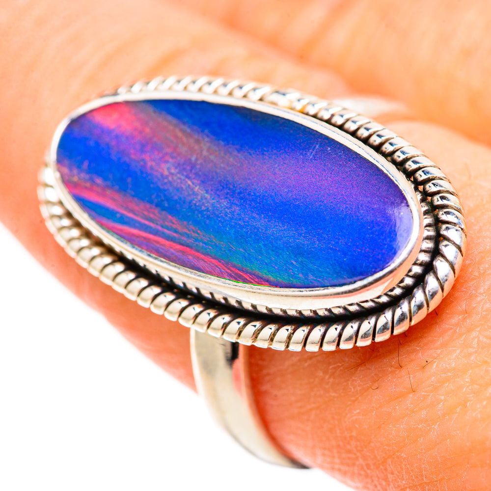 Aura Opal Rings handcrafted by Ana Silver Co - RING128775 - Photo 3