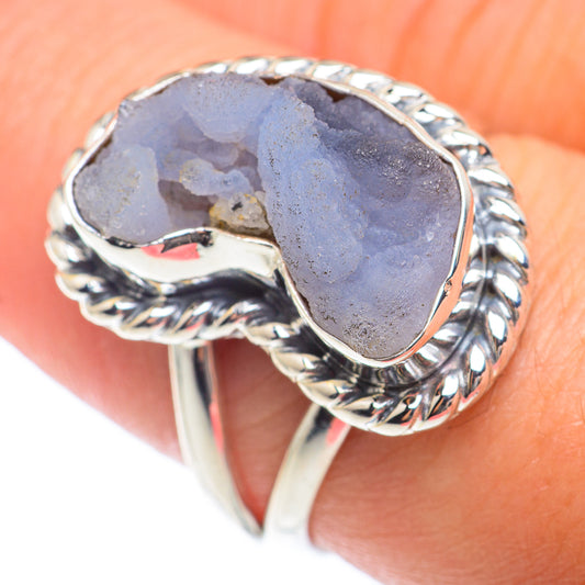 Grape Chalcedony Rings handcrafted by Ana Silver Co - RING73843