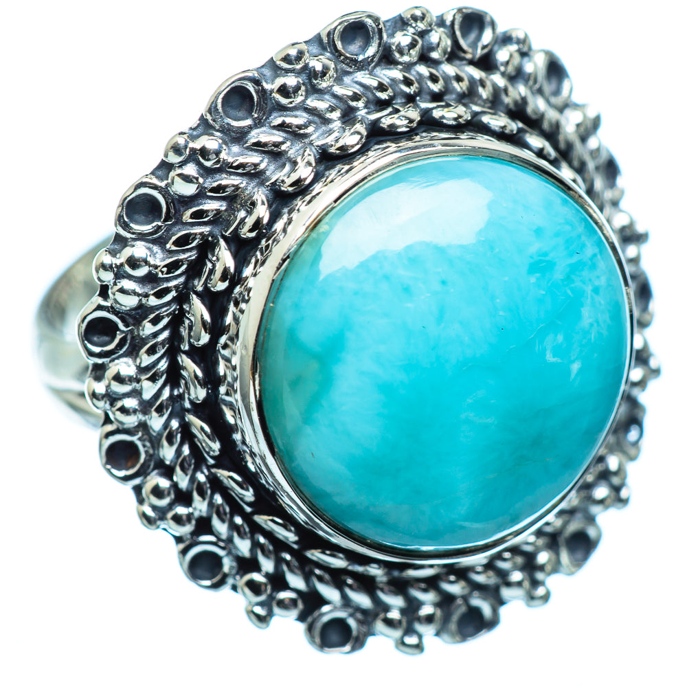 Larimar Rings handcrafted by Ana Silver Co - RING1000249