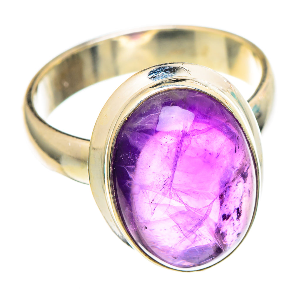 Amethyst Rings handcrafted by Ana Silver Co - RING100055 - Photo 2