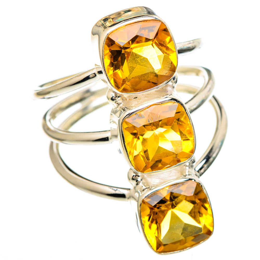 Citrine Rings handcrafted by Ana Silver Co - RING100088