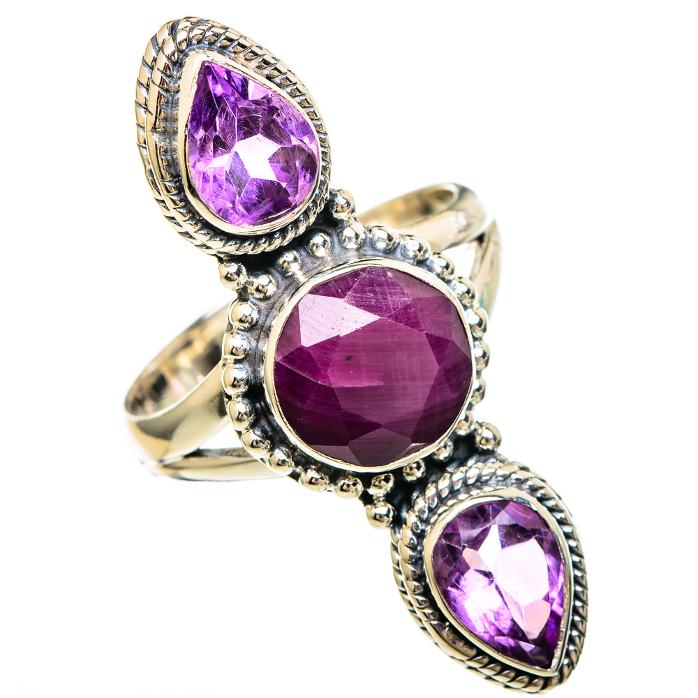 Ruby Rings handcrafted by Ana Silver Co - RING100101