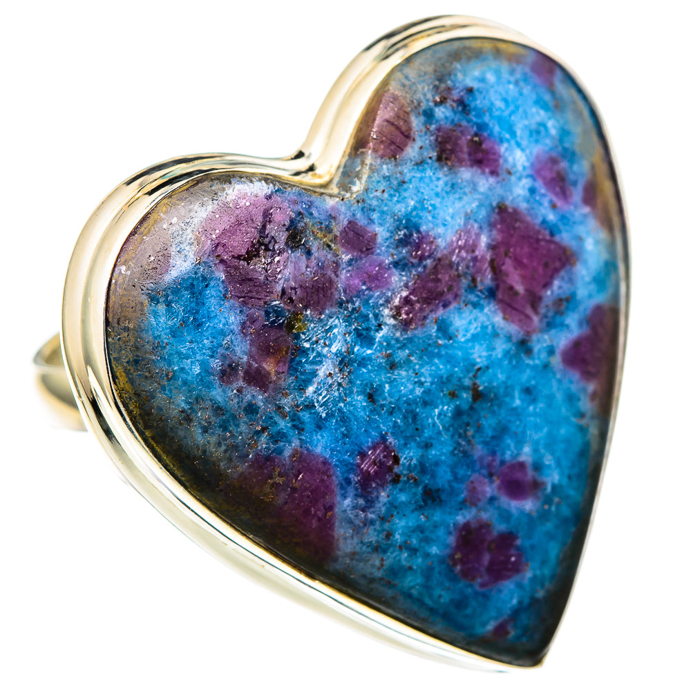 Ruby Fuchsite Rings handcrafted by Ana Silver Co - RING100109