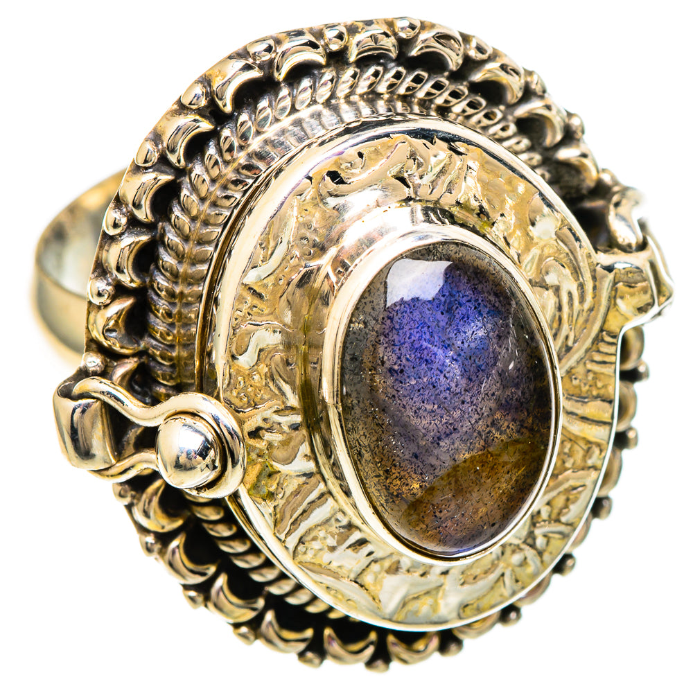 Labradorite Rings handcrafted by Ana Silver Co - RING100112