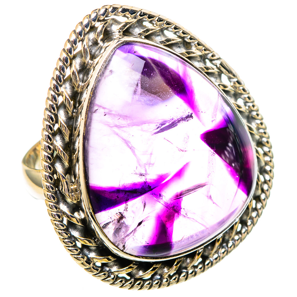 Star Amethyst Rings handcrafted by Ana Silver Co - RING100132