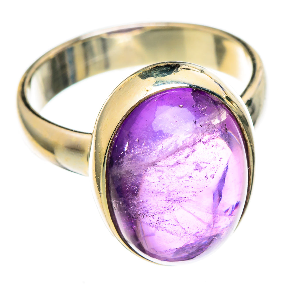 Amethyst Rings handcrafted by Ana Silver Co - RING100304 - Photo 2