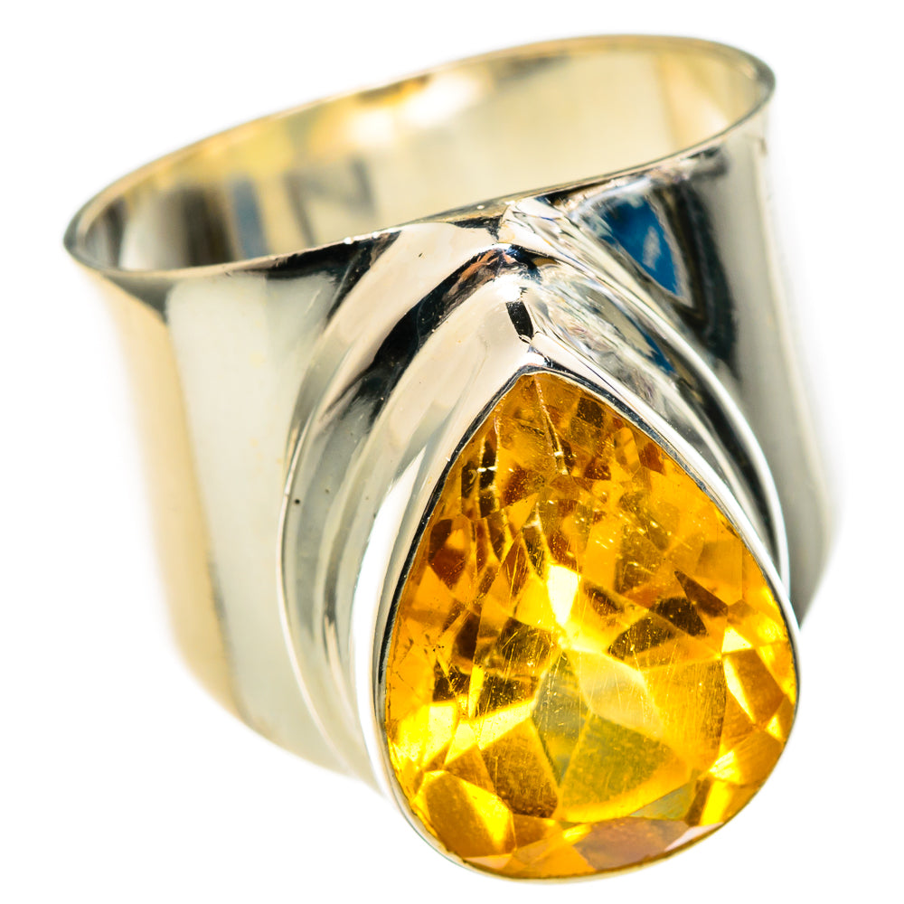 Citrine Rings handcrafted by Ana Silver Co - RING100359