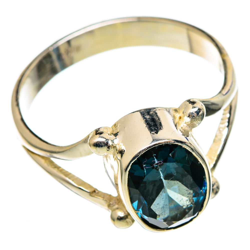 Blue Spinel Rings handcrafted by Ana Silver Co - RING100383