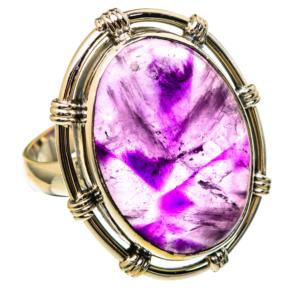 Star Amethyst Rings handcrafted by Ana Silver Co - RING100406