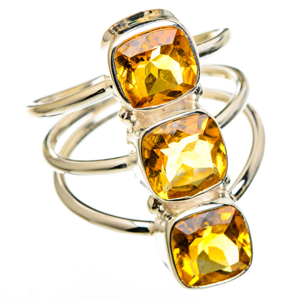 Citrine Rings handcrafted by Ana Silver Co - RING100418