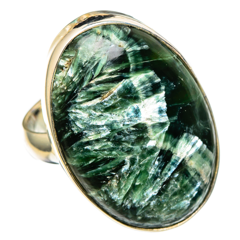 Seraphinite Rings handcrafted by Ana Silver Co - RING100467