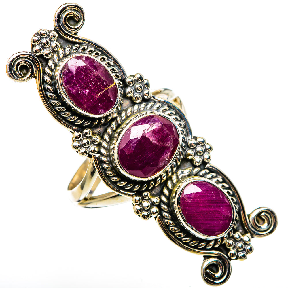 Ruby Rings handcrafted by Ana Silver Co - RING100478