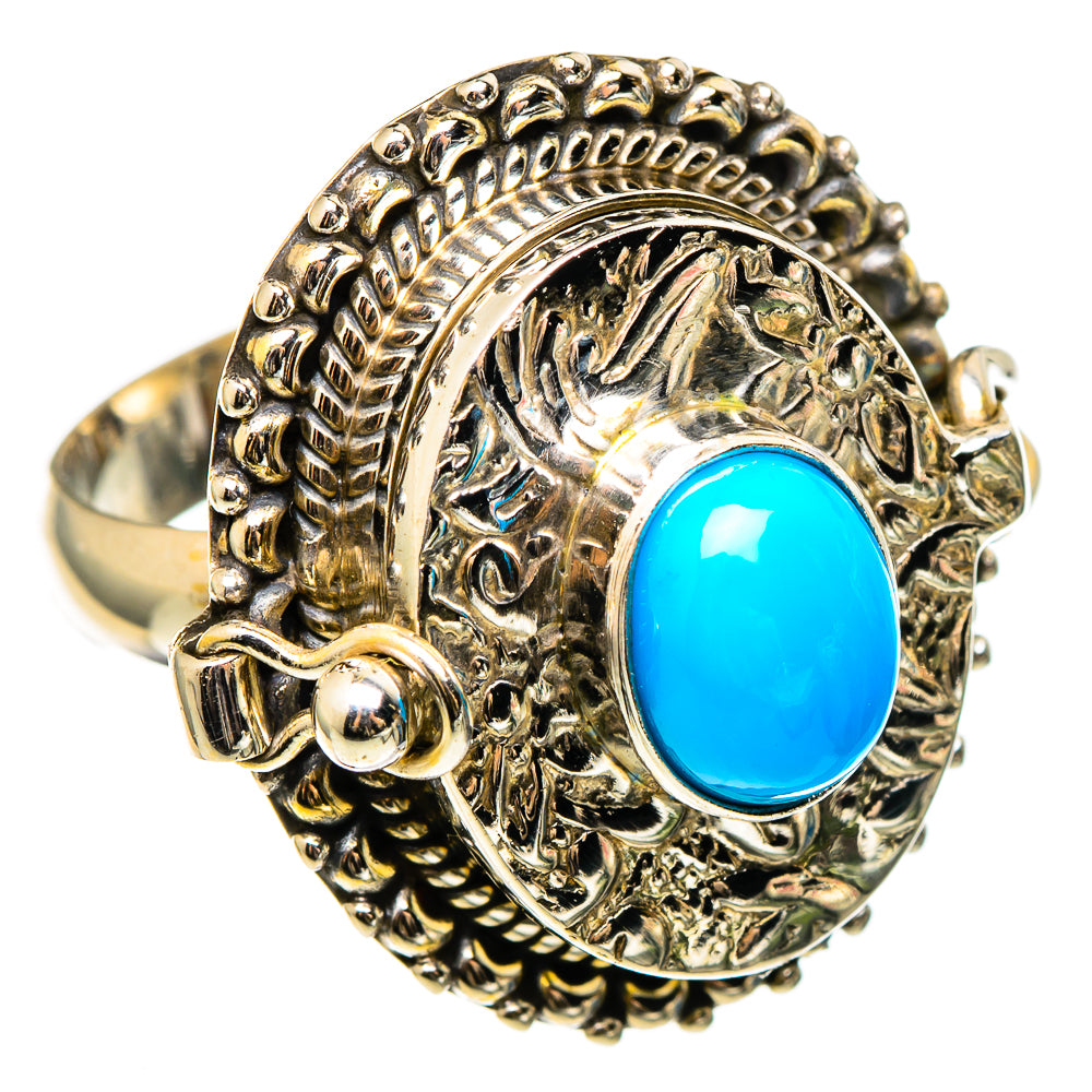 Sleeping Beauty Turquoise Rings handcrafted by Ana Silver Co - RING100497