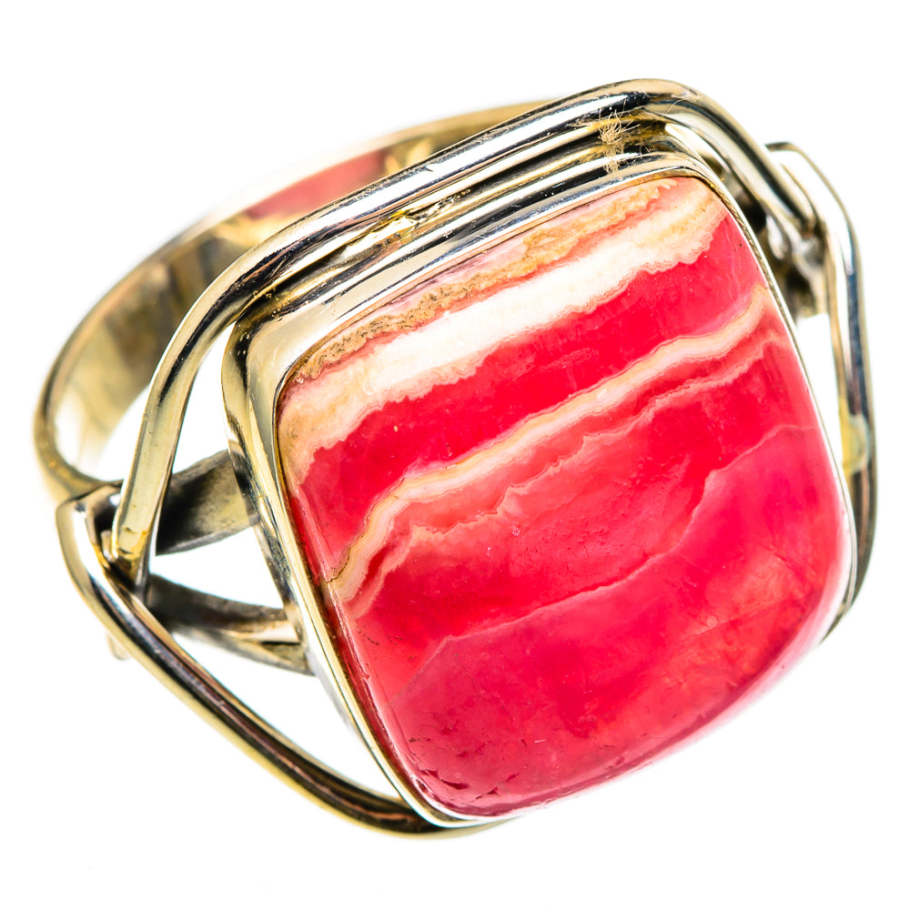 Rhodochrosite Rings handcrafted by Ana Silver Co - RING100506