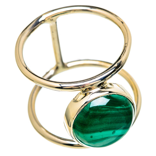 Malachite Rings handcrafted by Ana Silver Co - RING100610
