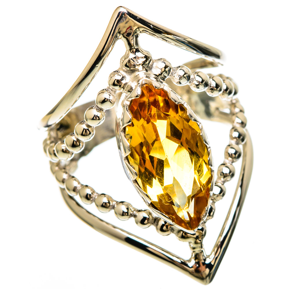 Citrine Rings handcrafted by Ana Silver Co - RING100613