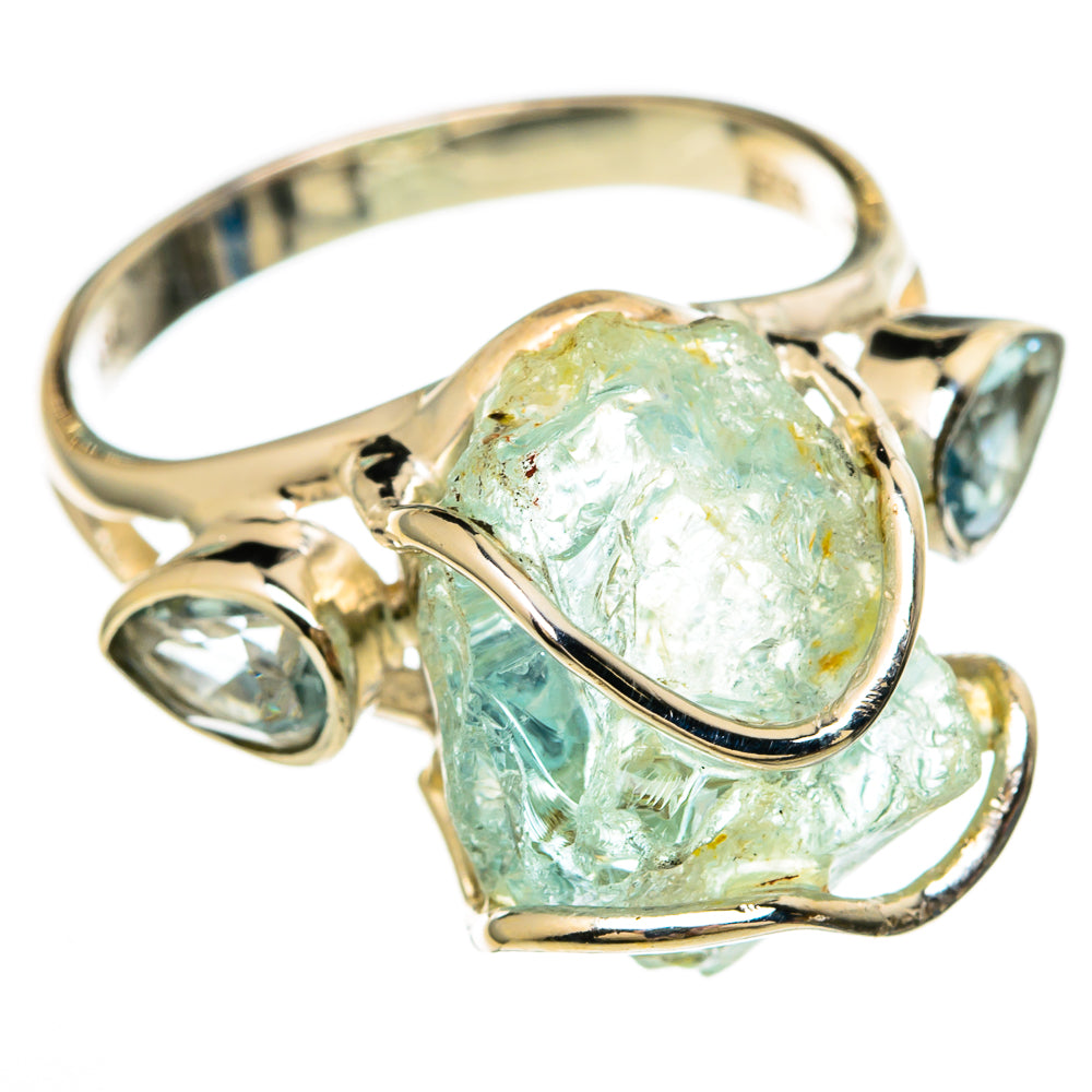 Aquamarine Rings handcrafted by Ana Silver Co - RING100657