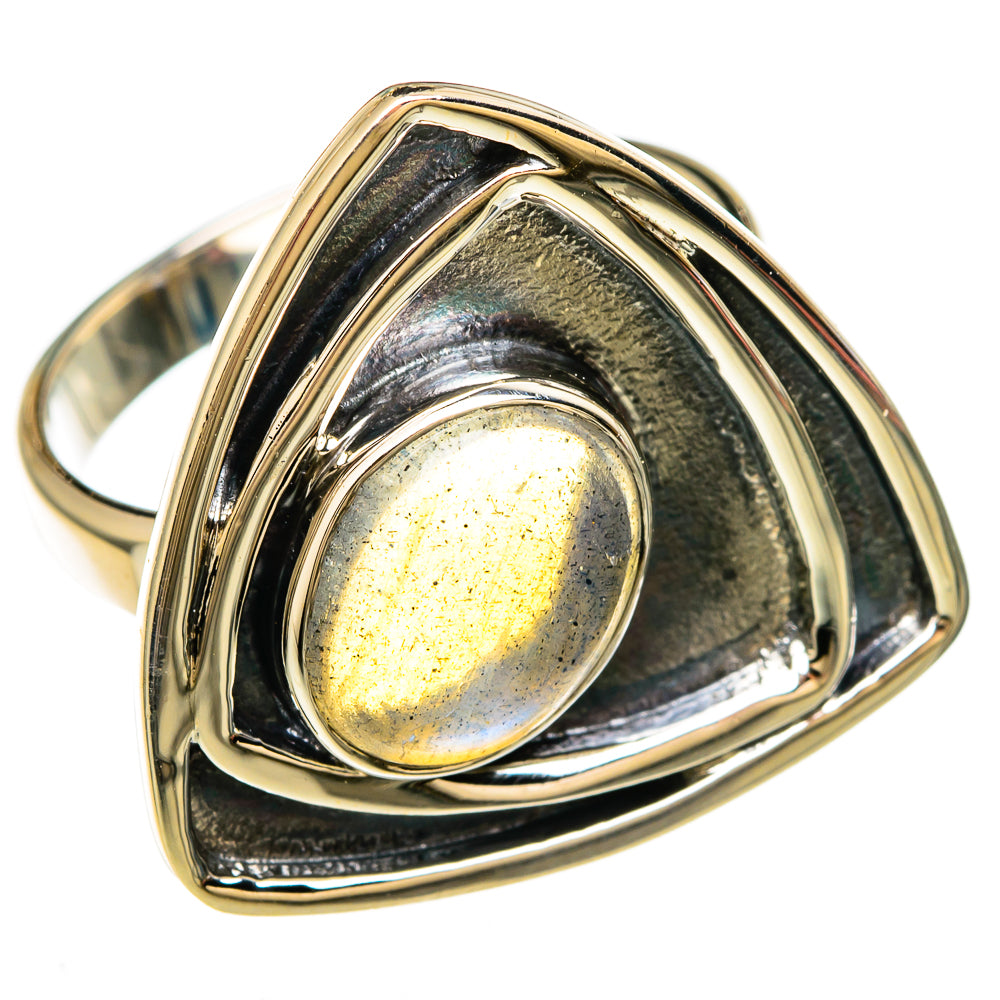 Labradorite Rings handcrafted by Ana Silver Co - RING100659