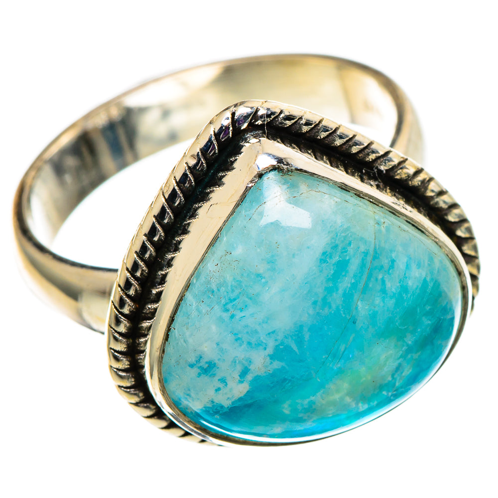 Rainbow Moonstone Rings handcrafted by Ana Silver Co - RING100814