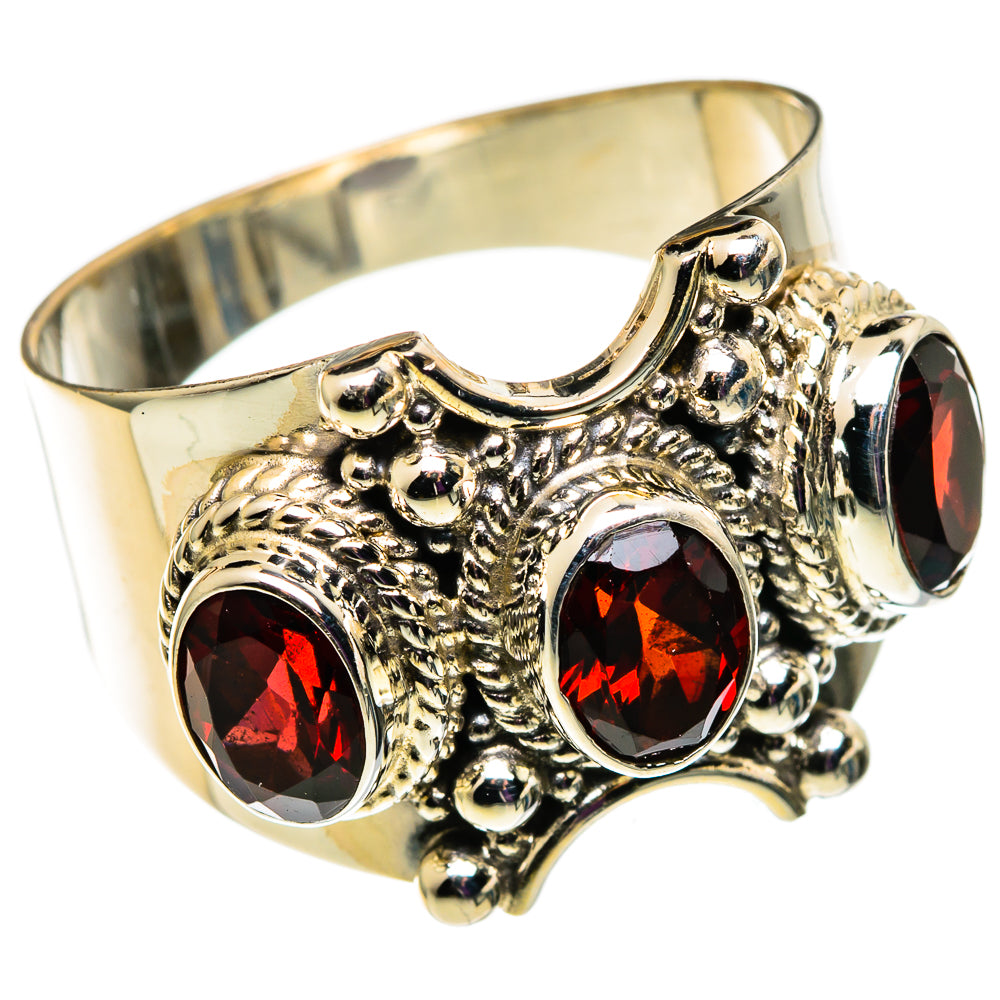Garnet Rings handcrafted by Ana Silver Co - RING100820