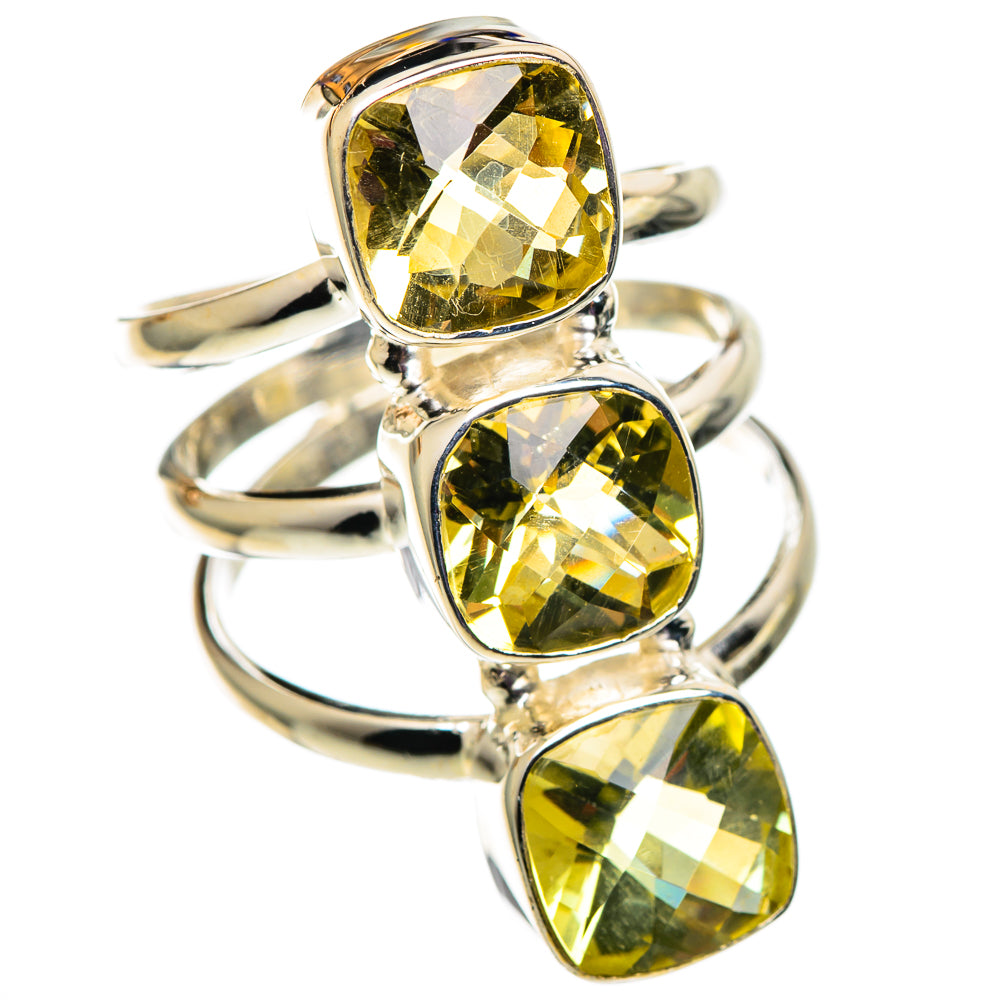 Citrine Rings handcrafted by Ana Silver Co - RING100916 - Photo 2