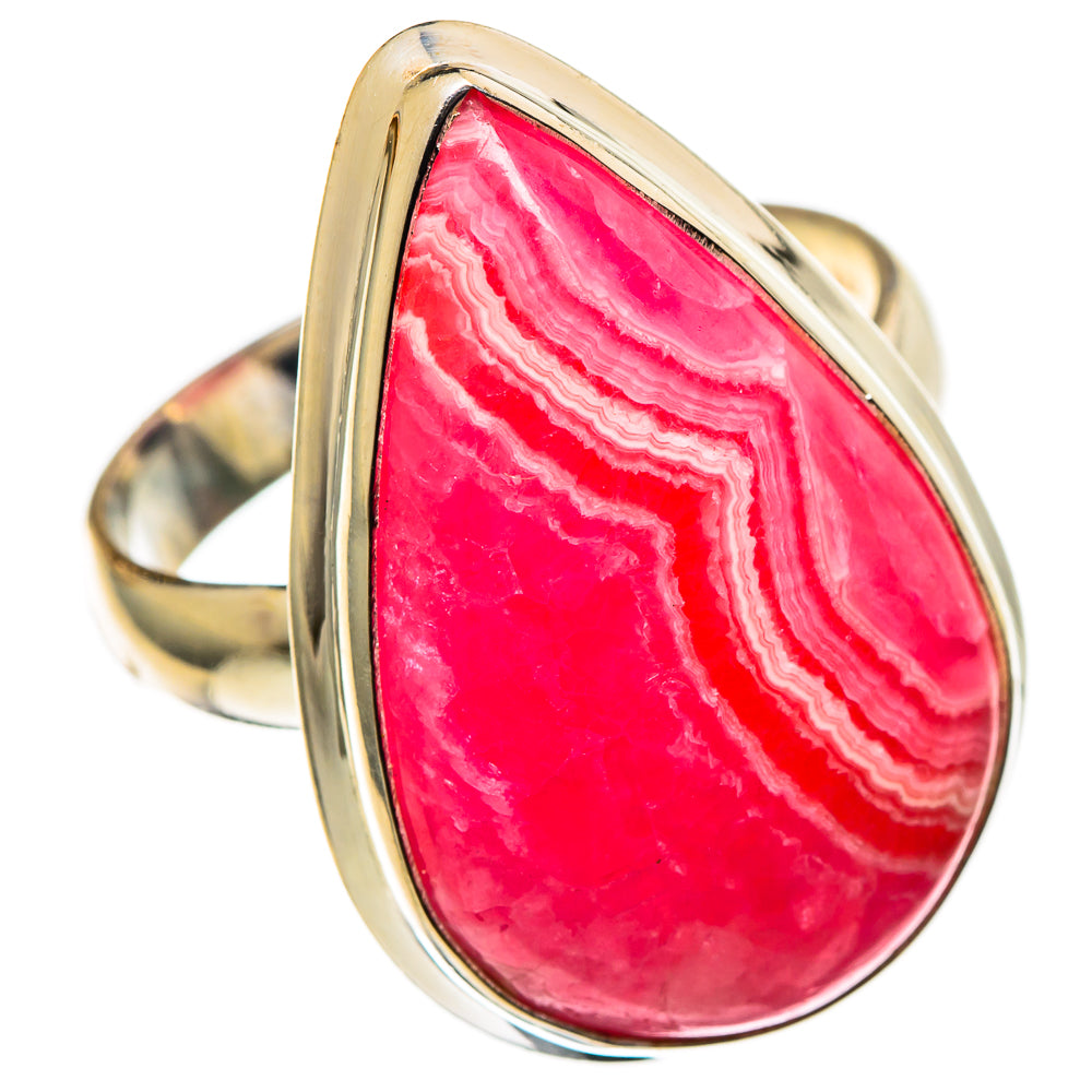 Rhodochrosite Rings handcrafted by Ana Silver Co - RING100930
