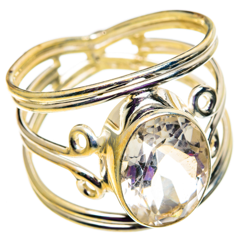 White Quartz Rings handcrafted by Ana Silver Co - RING100984 - Photo 2