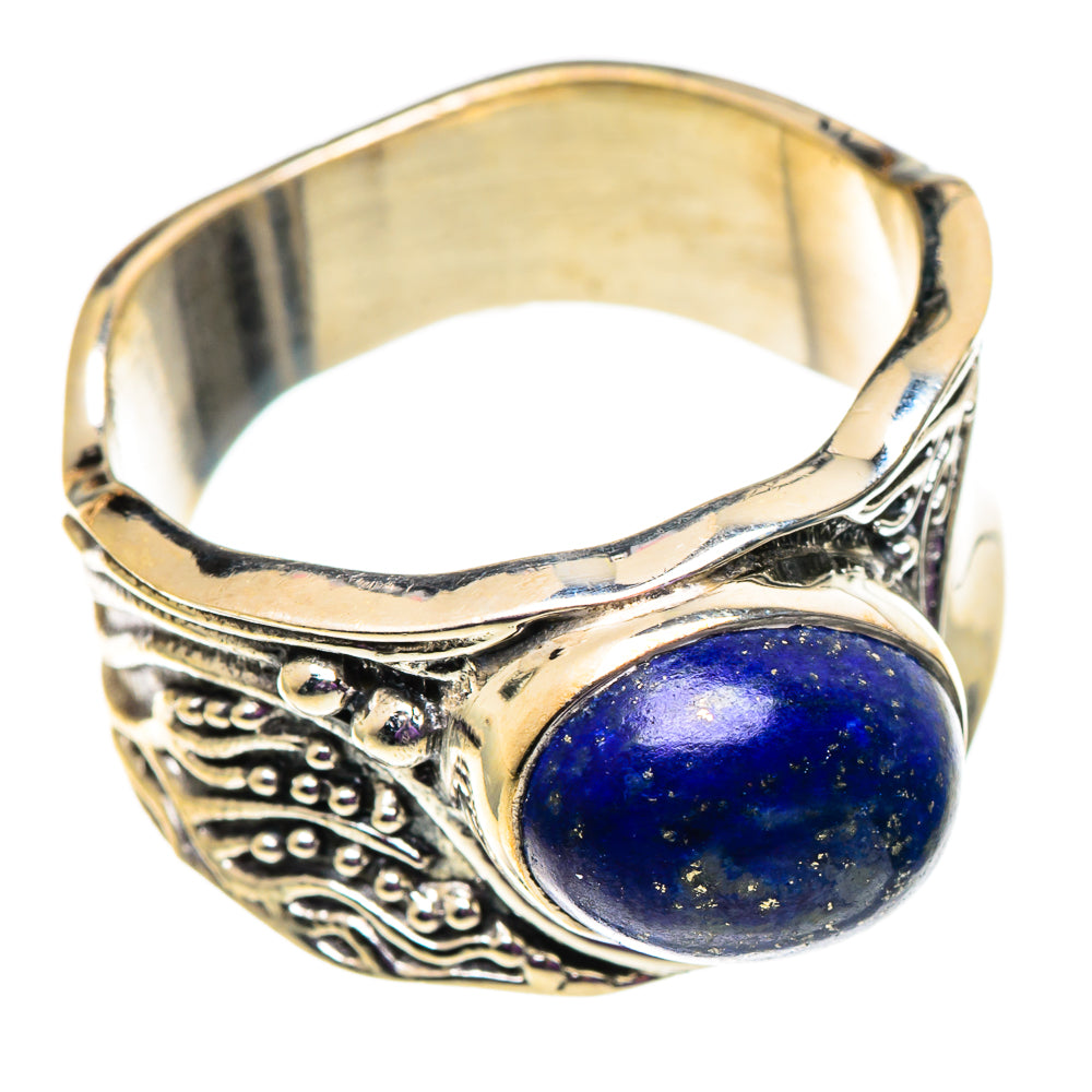 Lapis Lazuli Rings handcrafted by Ana Silver Co - RING101017 - Photo 2
