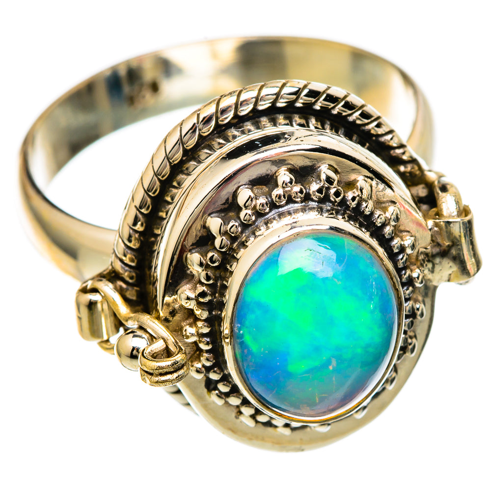 Ethiopian Opal Rings handcrafted by Ana Silver Co - RING101105