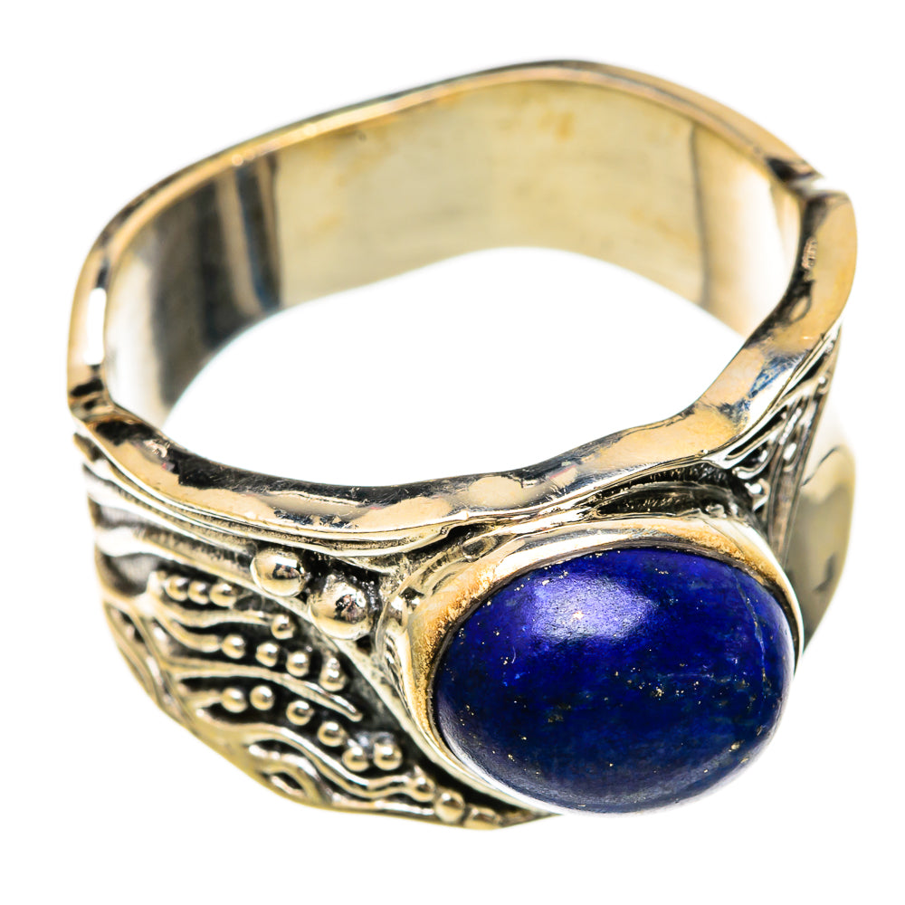 Lapis Lazuli Rings handcrafted by Ana Silver Co - RING101107 - Photo 2