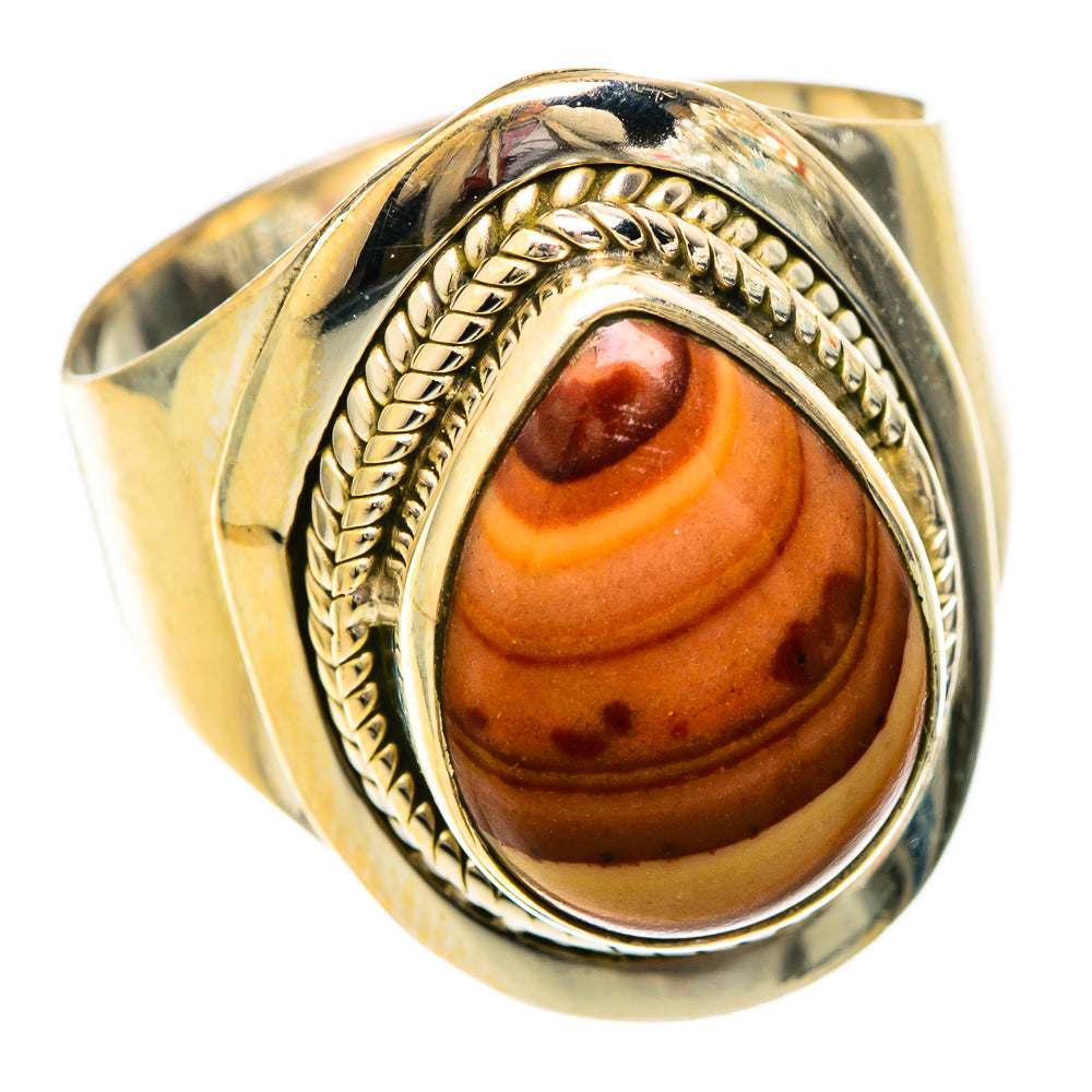 Mookaite Rings handcrafted by Ana Silver Co - RING101114 - Photo 2