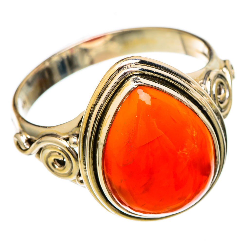 Carnelian Rings handcrafted by Ana Silver Co - RING101116