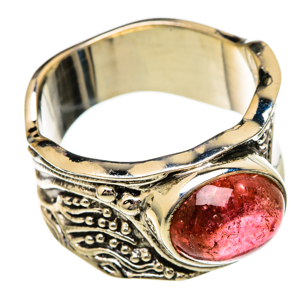 Pink Tourmaline Rings handcrafted by Ana Silver Co - RING101139