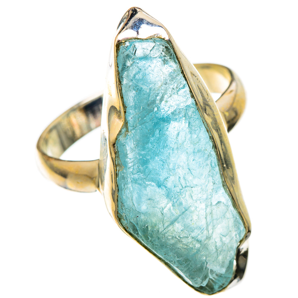 Aquamarine Rings handcrafted by Ana Silver Co - RING101236