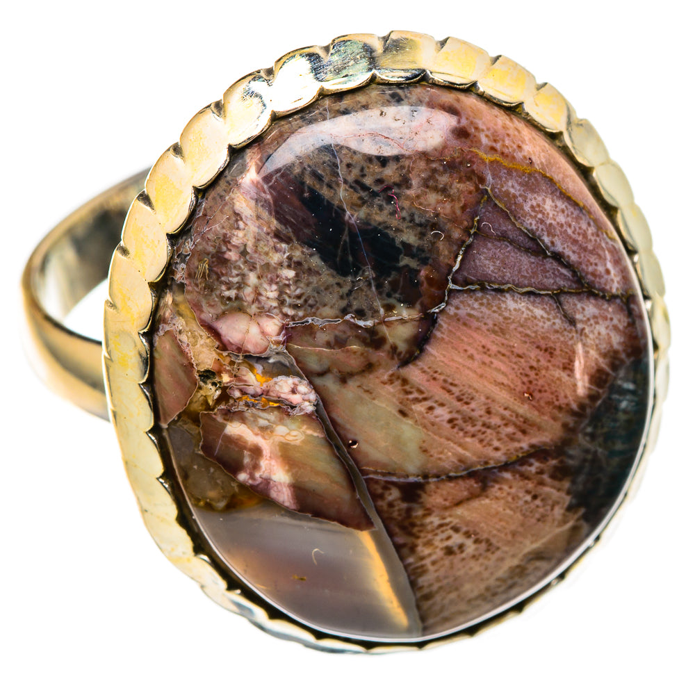 Butterfly Jasper Rings handcrafted by Ana Silver Co - RING101241 - Photo 2