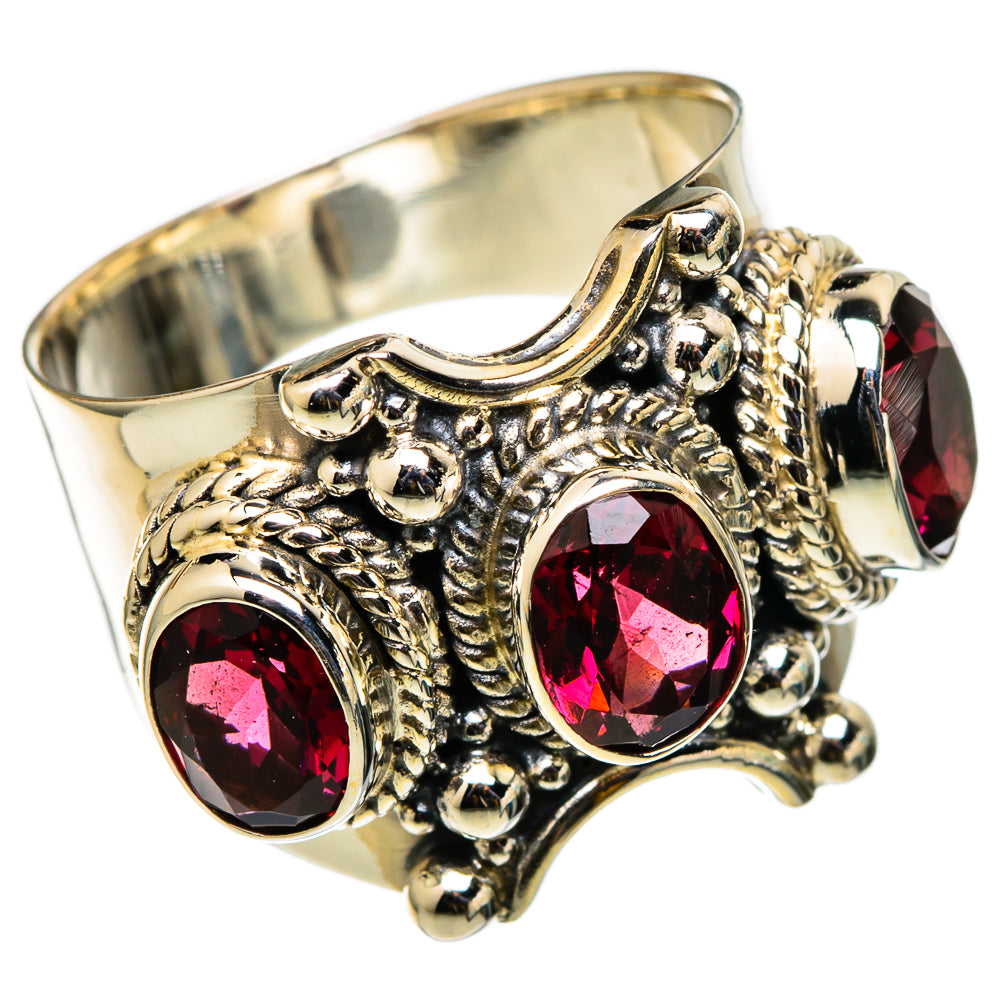 Garnet Rings handcrafted by Ana Silver Co - RING101344