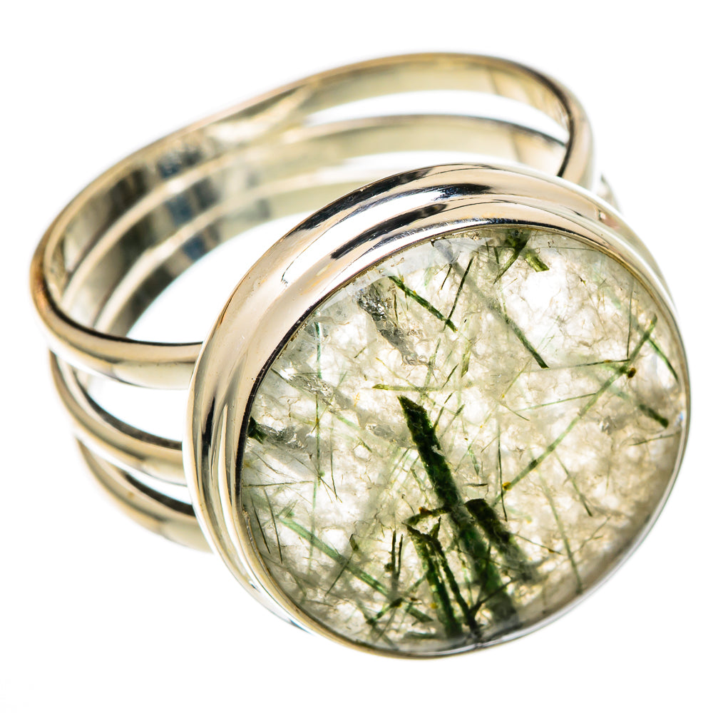 Tourmalinated Quartz Rings handcrafted by Ana Silver Co - RING101348