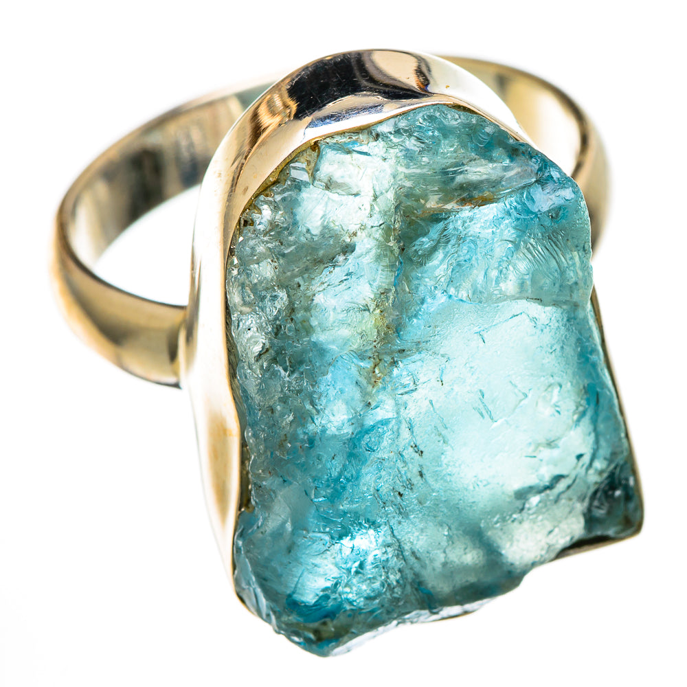 Aquamarine Rings handcrafted by Ana Silver Co - RING101356