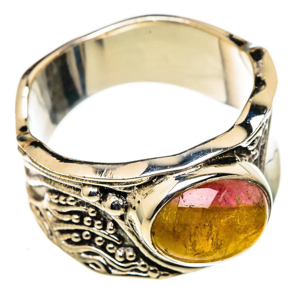 Pink Tourmaline Rings handcrafted by Ana Silver Co - RING101395