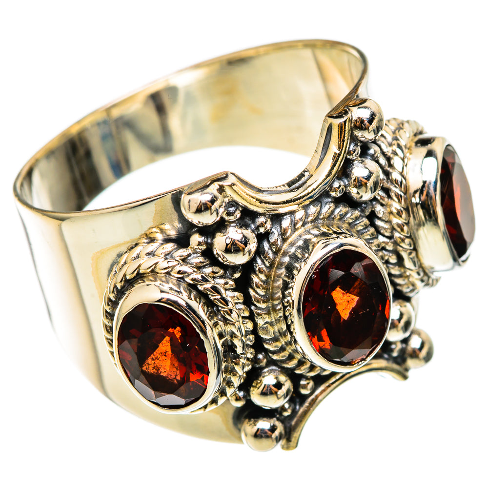 Garnet Rings handcrafted by Ana Silver Co - RING101429