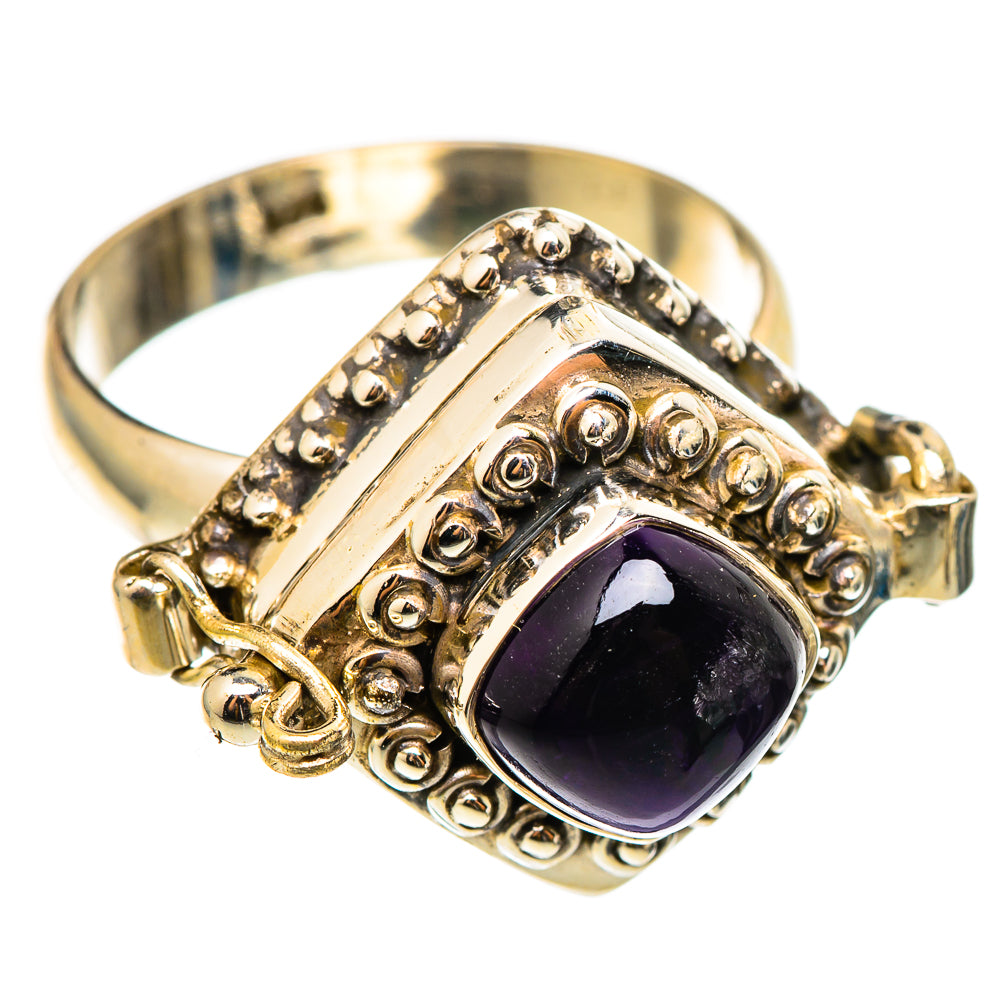 Amethyst Rings handcrafted by Ana Silver Co - RING101434 - Photo 2
