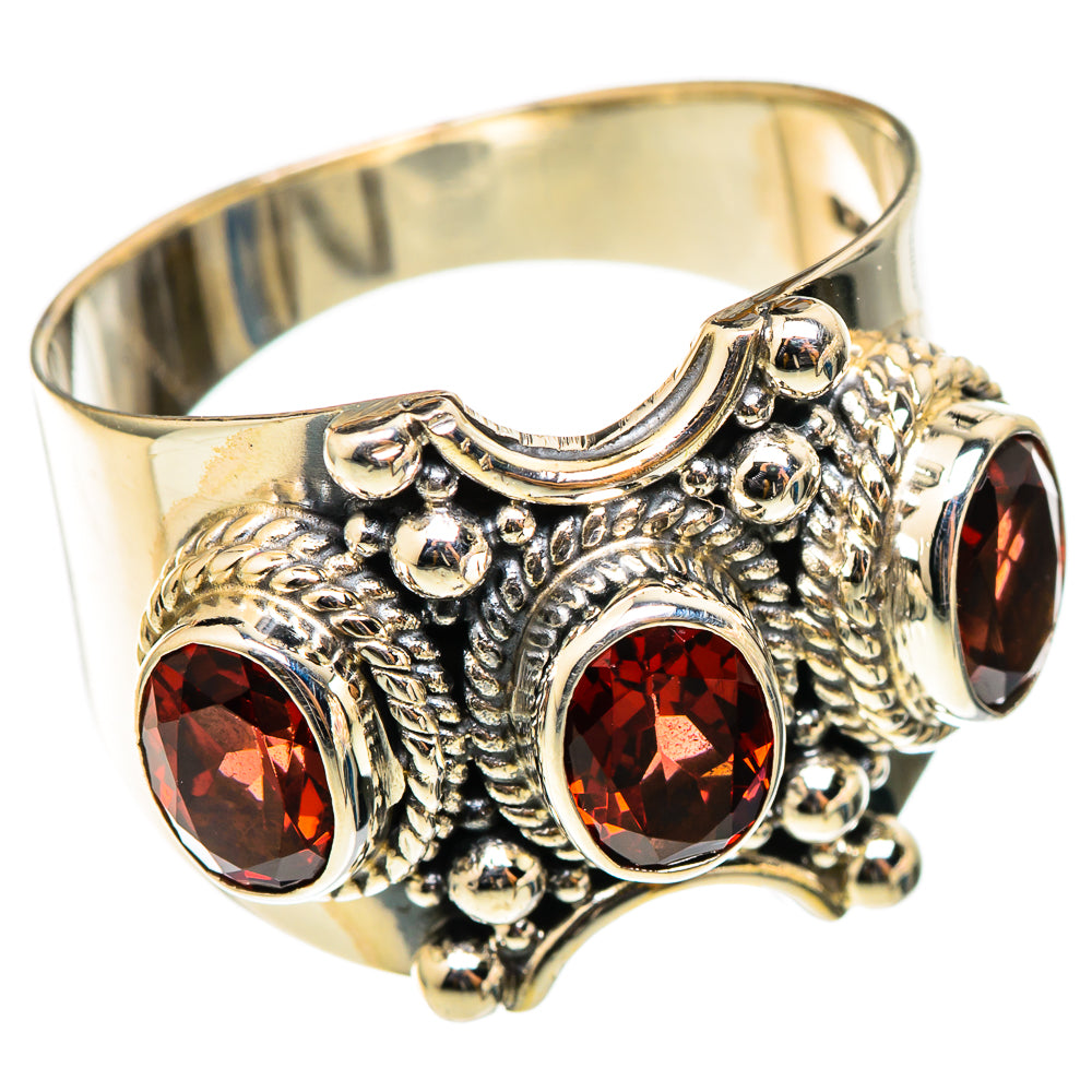 Garnet Rings handcrafted by Ana Silver Co - RING101501 - Photo 2