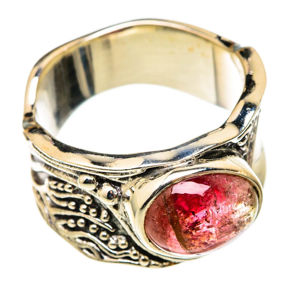 Pink Tourmaline Rings handcrafted by Ana Silver Co - RING101502 - Photo 2