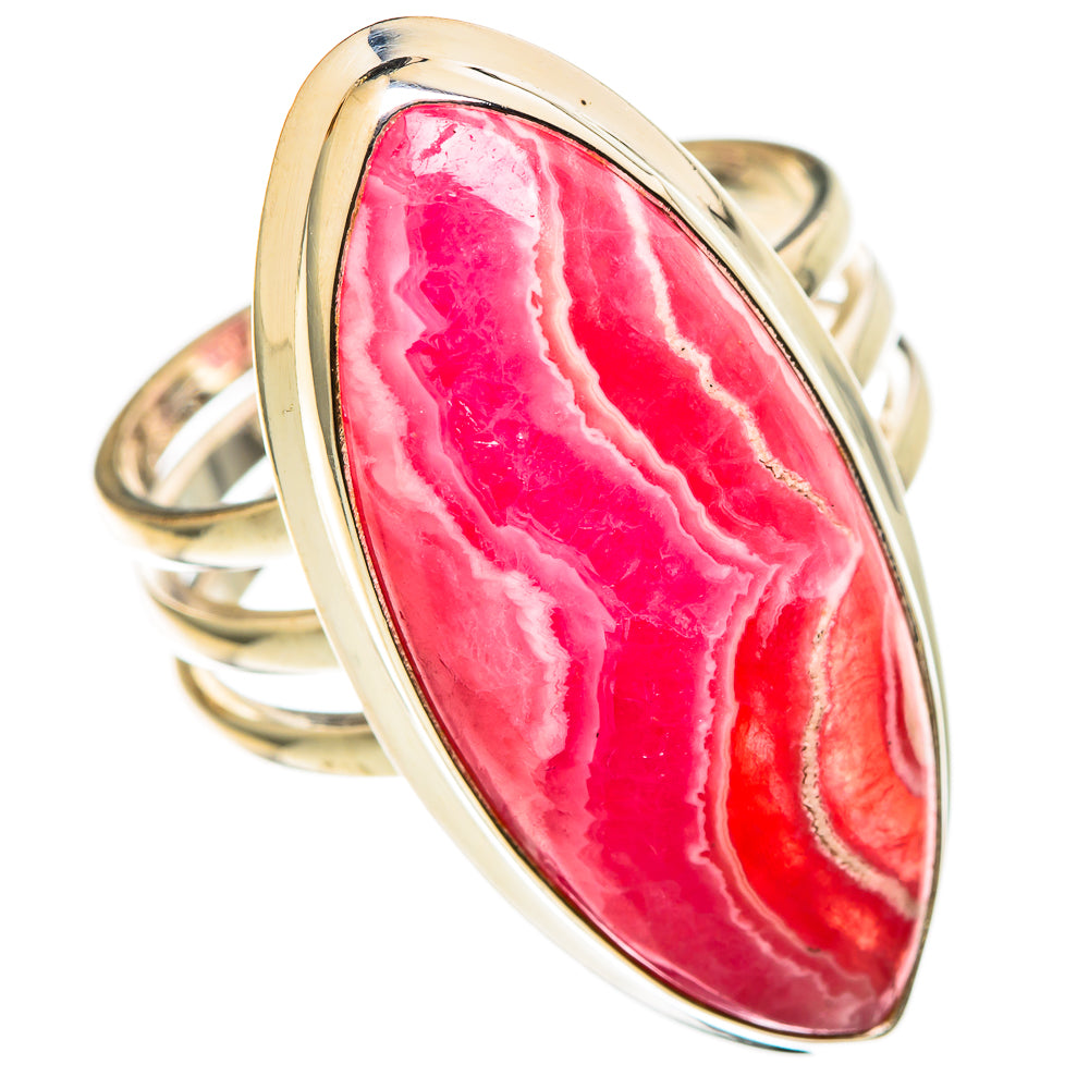 Rhodochrosite Rings handcrafted by Ana Silver Co - RING101555
