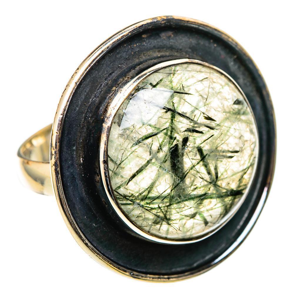 Tourmalinated Quartz Rings handcrafted by Ana Silver Co - RING101561 - Photo 2